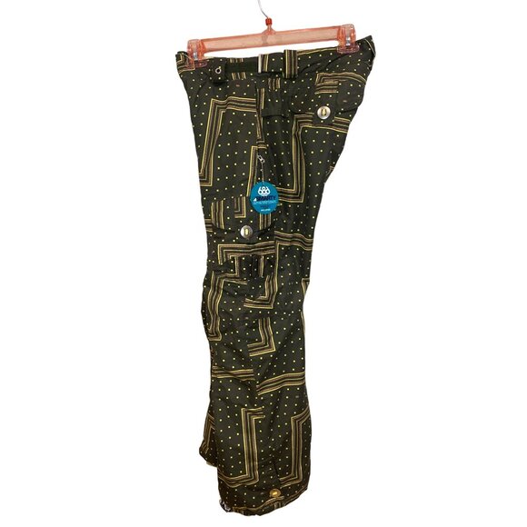 NWT 686 Smarty Original Cargo Ski Pants Zig Zag W's S Removeable Liner Olive - Picture 3 of 16